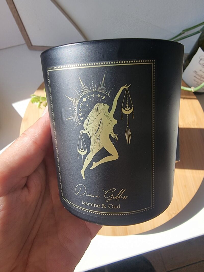 Manifestatiekaars Divine Goddess  Jasmijn & Oudh | Xinyi Jade - Afbeelding 3