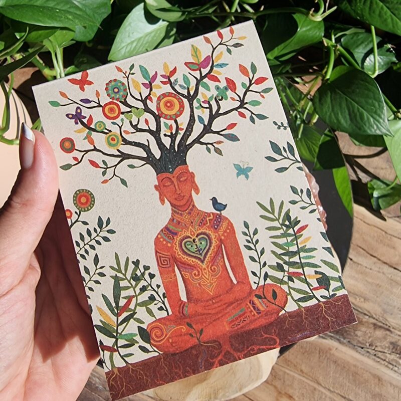 Levensboom Duurzaam Notitieblokje 50 Blaadjes (12,5 x 9,5 cm)